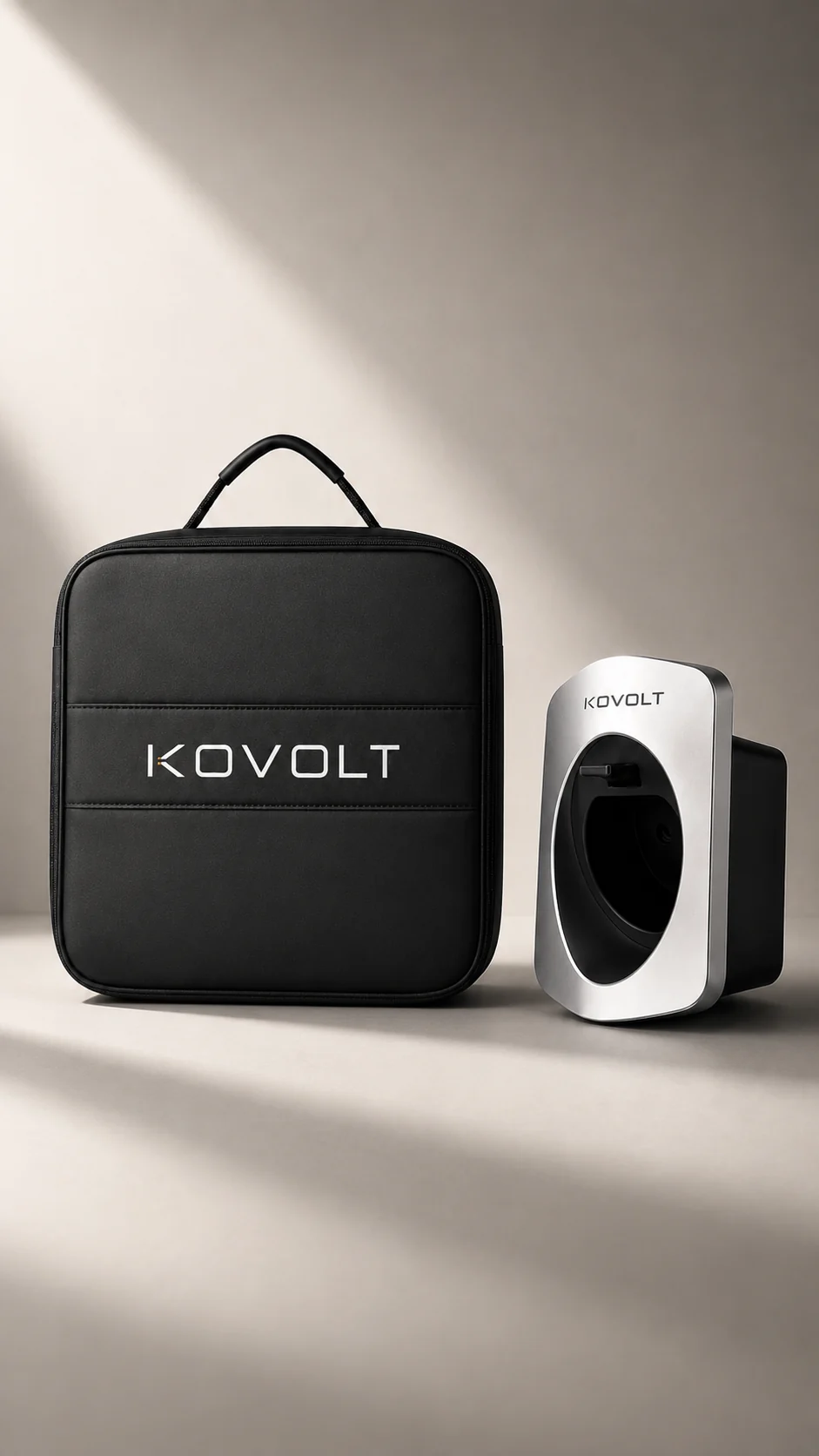 The Kovolt Mount and Case presented together.